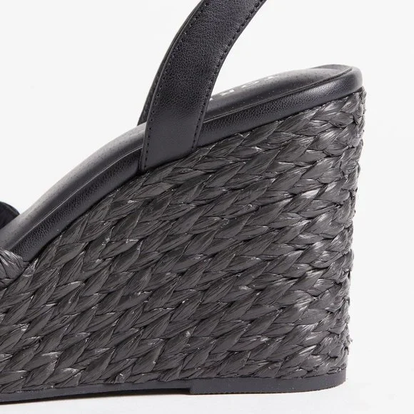 Torrid Black Wedge Sandals - Picture 5 of 10